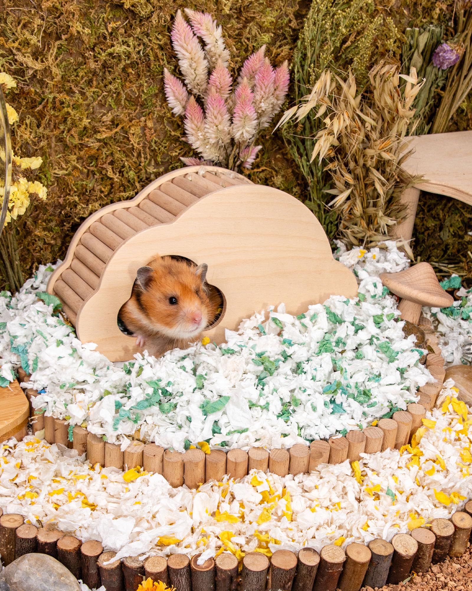 Niteangel Aspen litière papier – convient à divers petits animaux et facilite le nettoyage.