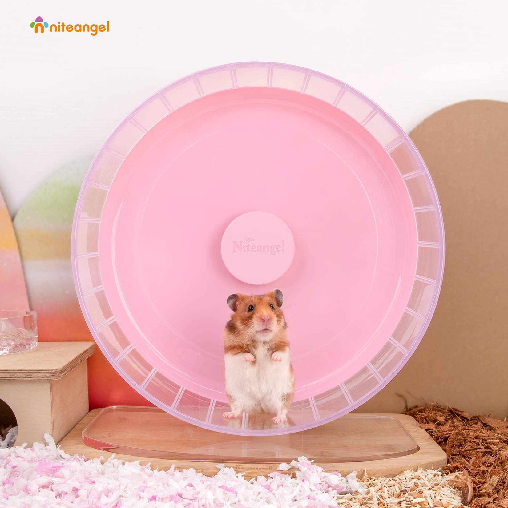 Roue hamster en PS plastique durable, résilience et longévité