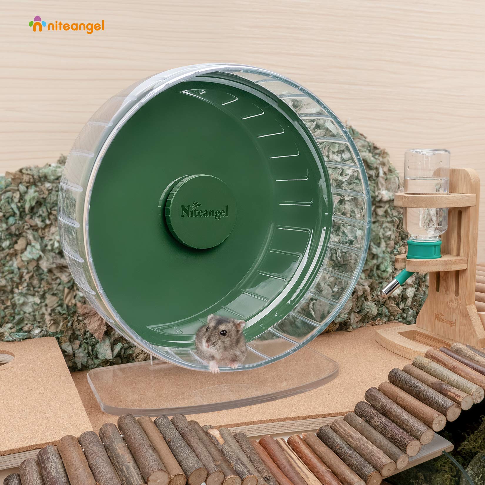 Base solide en acrylique Niteangel assure stabilité pendant l'exercice.