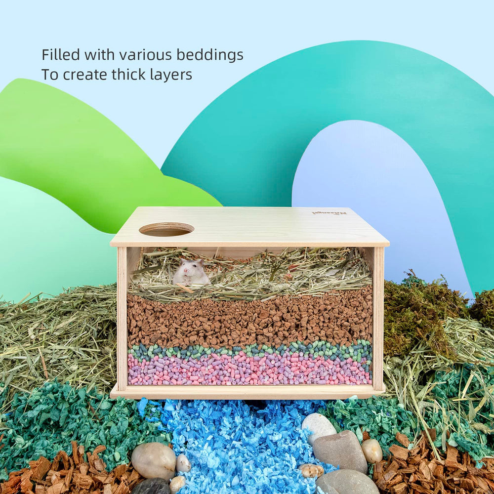 Boîte de fouille adaptée pour petits animaux et divers rongeurs.