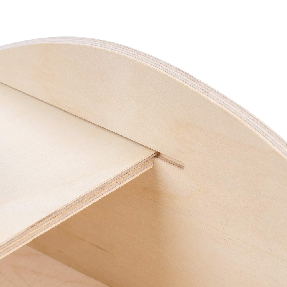 Niteangel Bol bois hêtre, pratique pour récompenser pendant le bain.