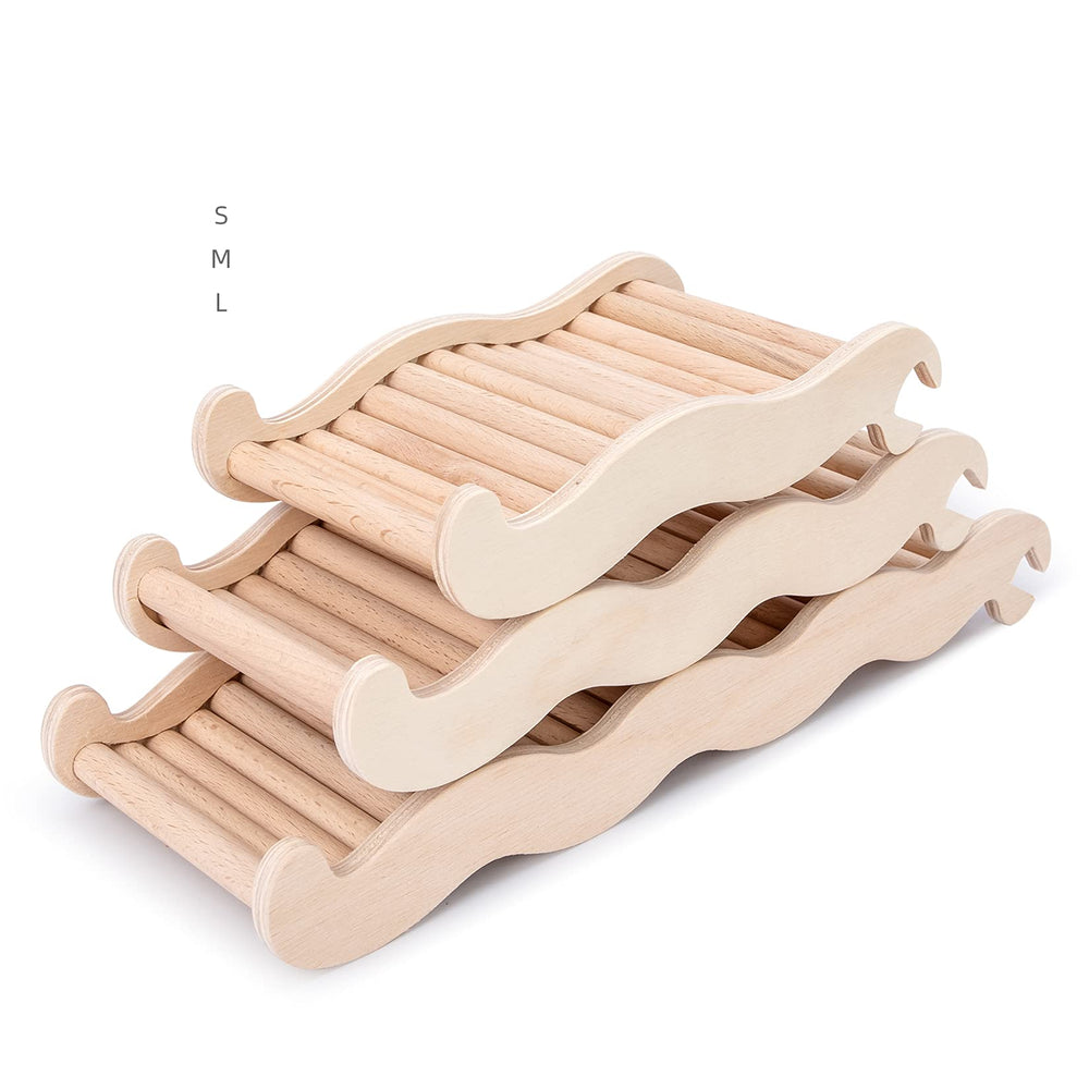 Niteangel design naturel, bois robuste pour petits animaux et jeux.