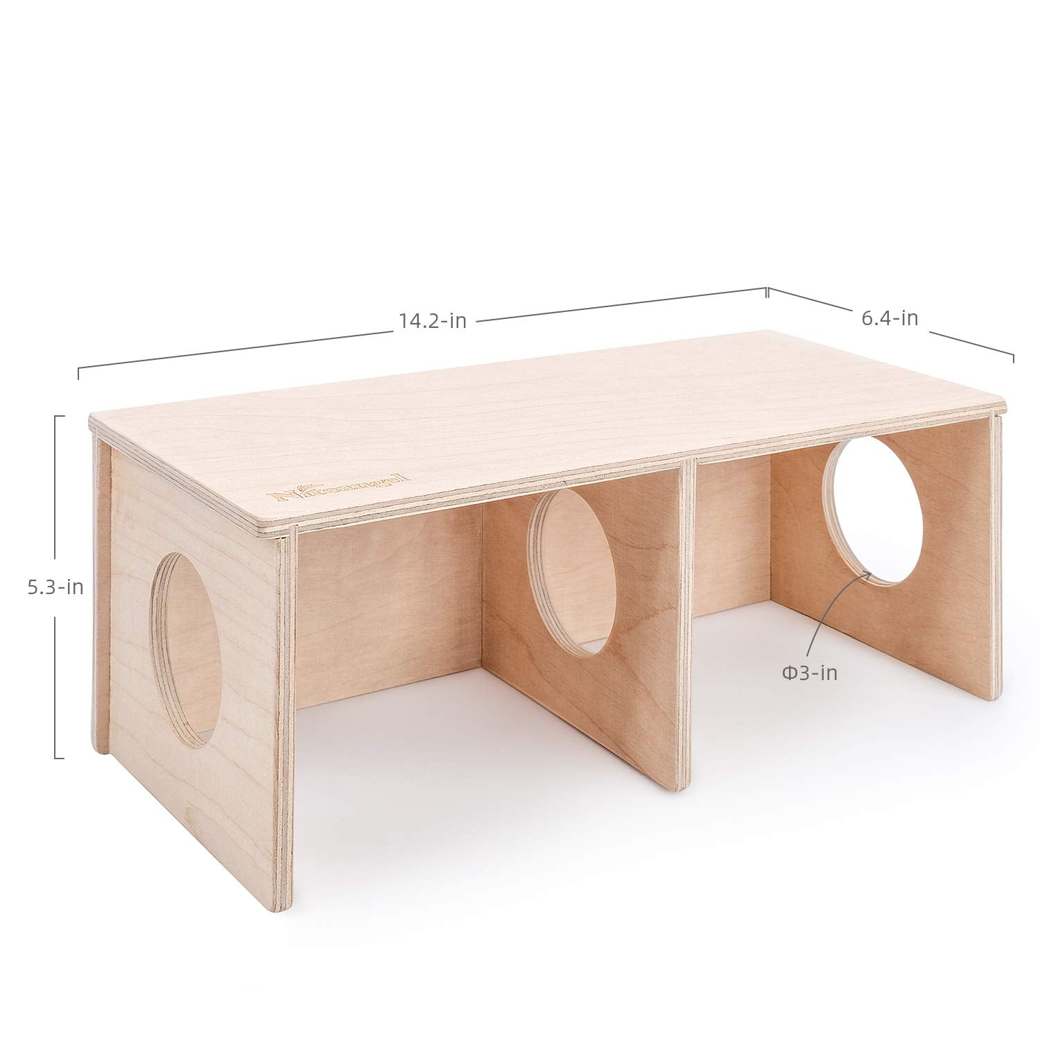 Dimensions du refuge Niteangel: 14,2 x 6,4 x 5,3 pouces.