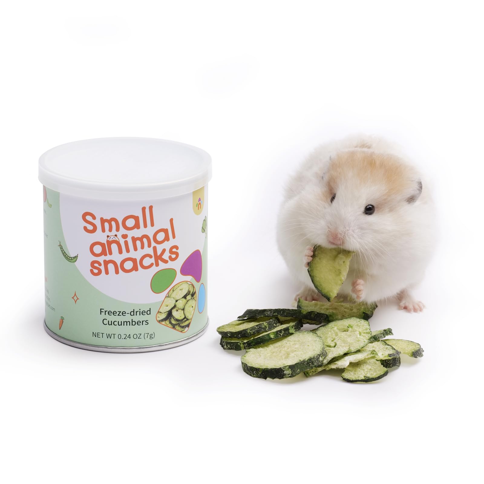 Niteangel Friandise Concombre Séché Gourmet est idéale pour petits mammifères.
