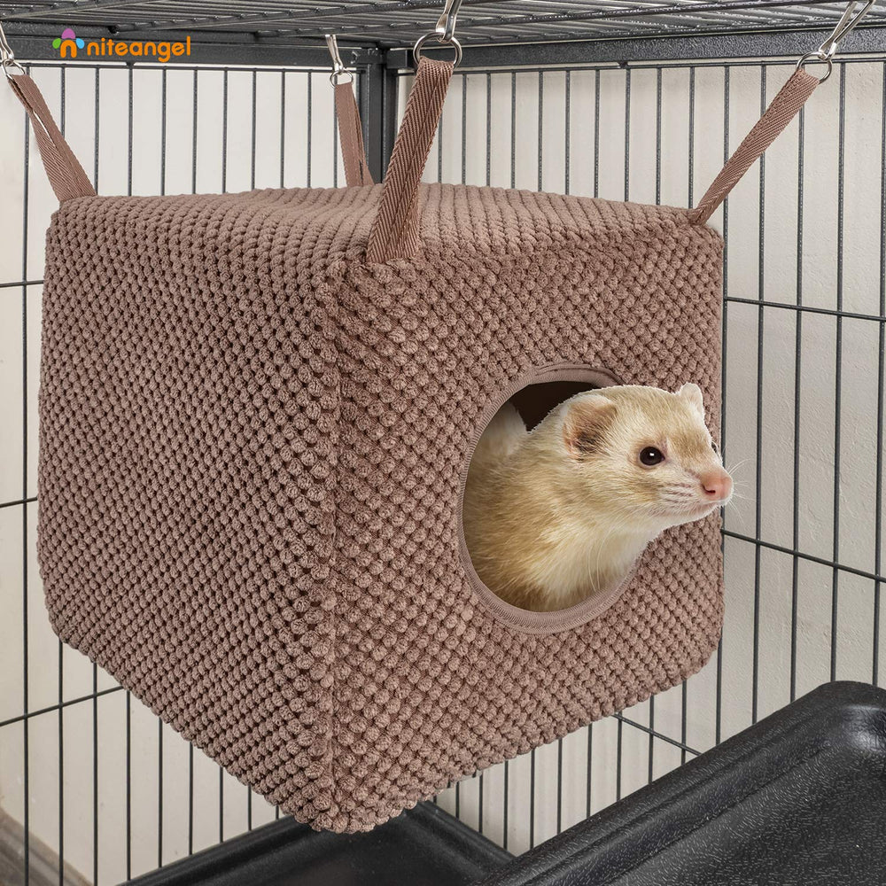 Dimensions 9x9x9 pouces, adapté à plusieurs petits animaux.