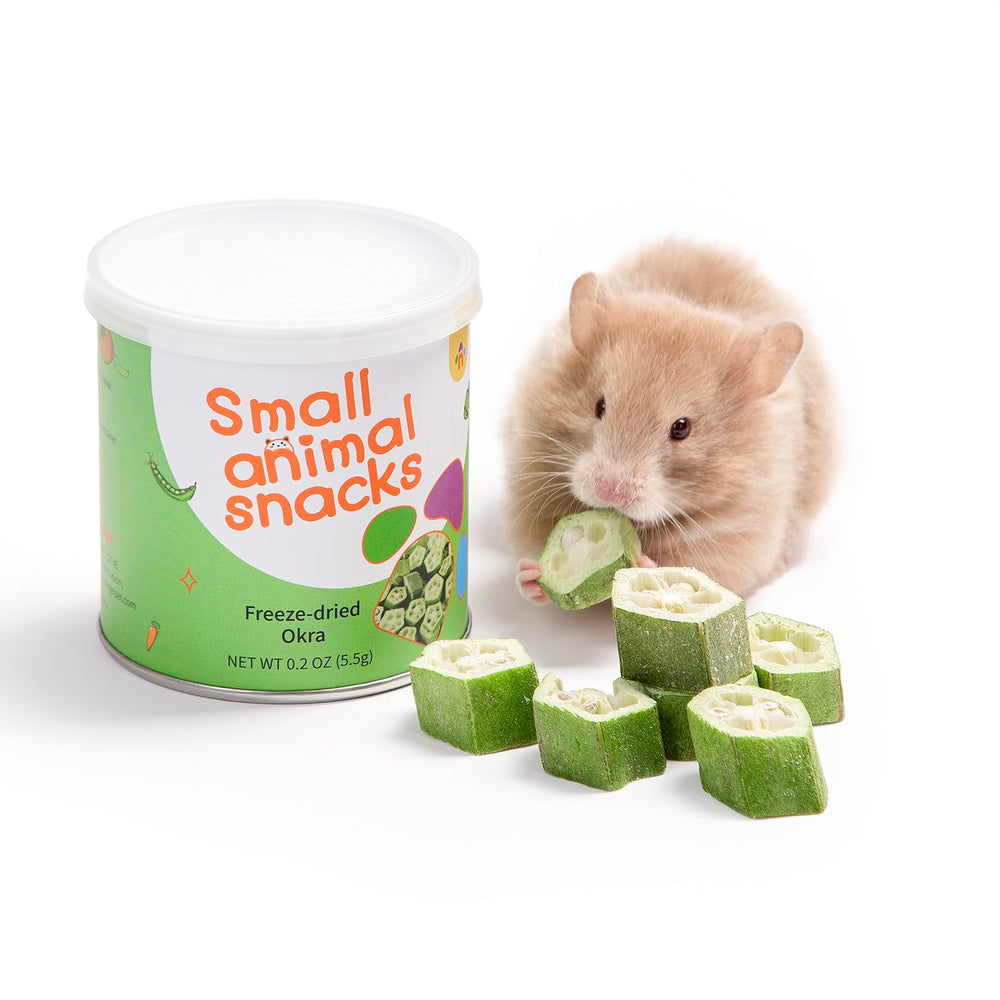 Niteangel gombo lyophilisé pour hamster, snack naturel et savoureux.