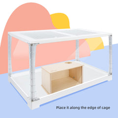 Niteangel habitat mini pour rongeurs, lieu sûr de fouille.