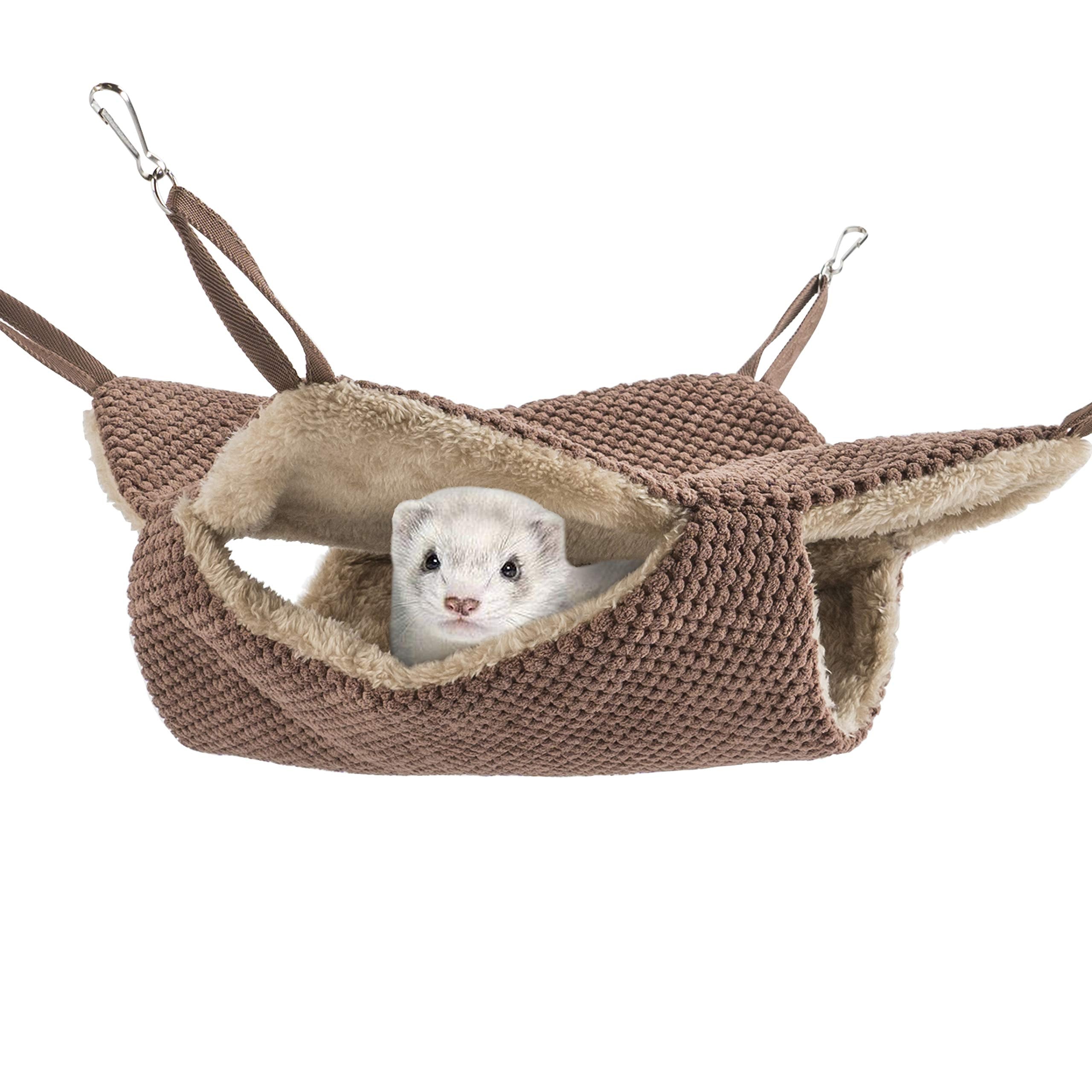 Niteangel hamac double-dortoir pour petits animaux, espace repos polyvalent et confortable.