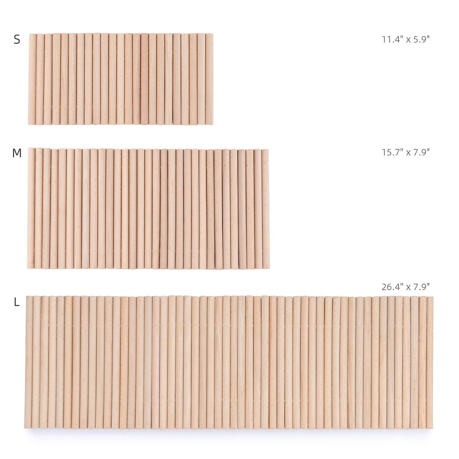 Niteangel Jouet en bois durable pour ronger et occuper les rongeurs.