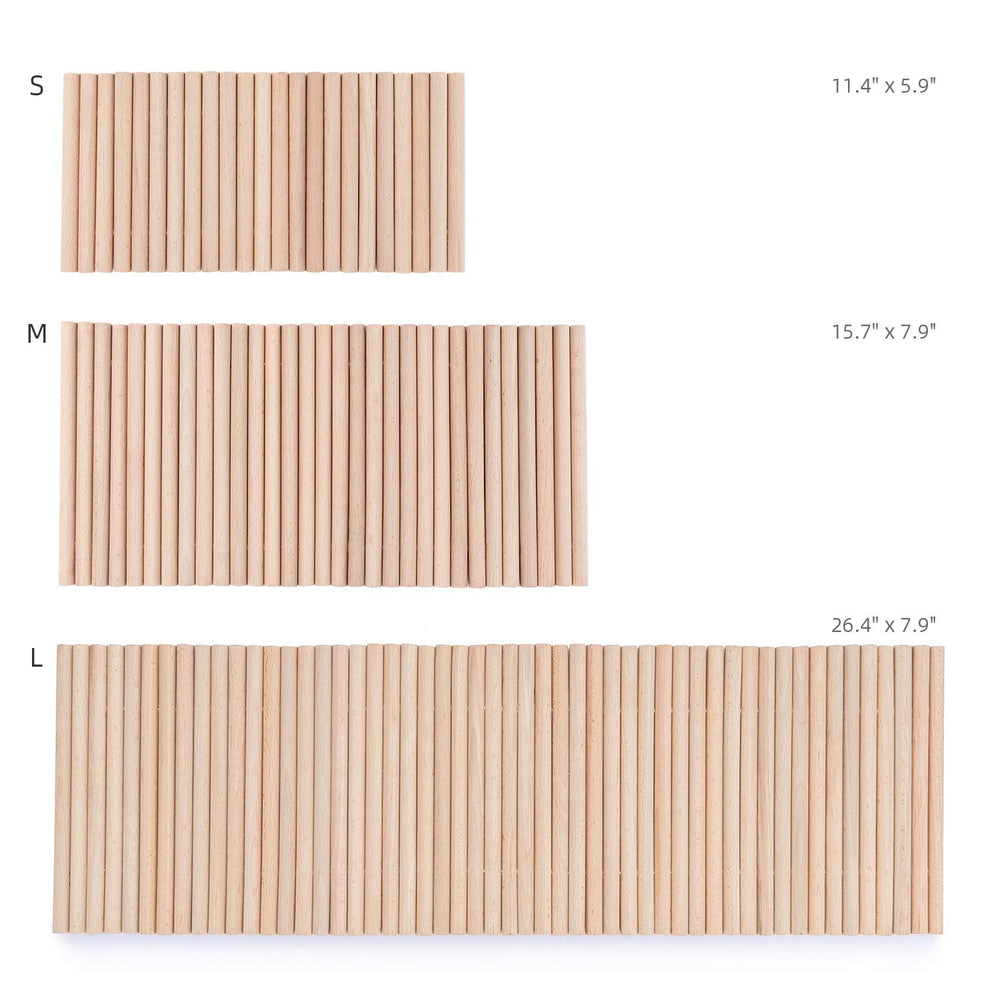 Niteangel Jouet en bois durable pour ronger et occuper les rongeurs.