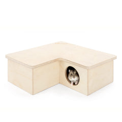 Niteangel-maison-hamster-multi-chambres-petit, espace sûr pour repos et jeu