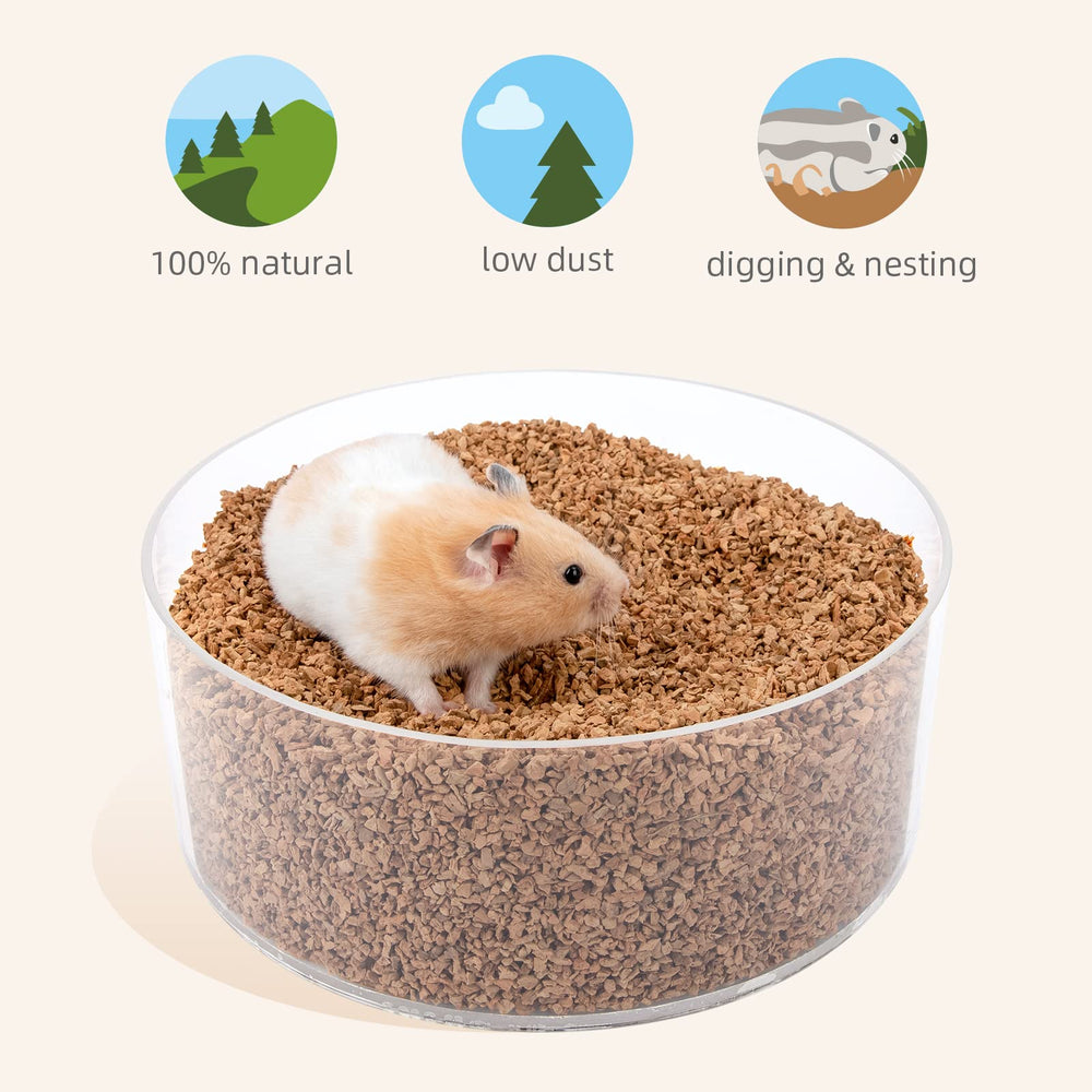Niteangel nid douillet hamster, coco-liege pour repos confortable.