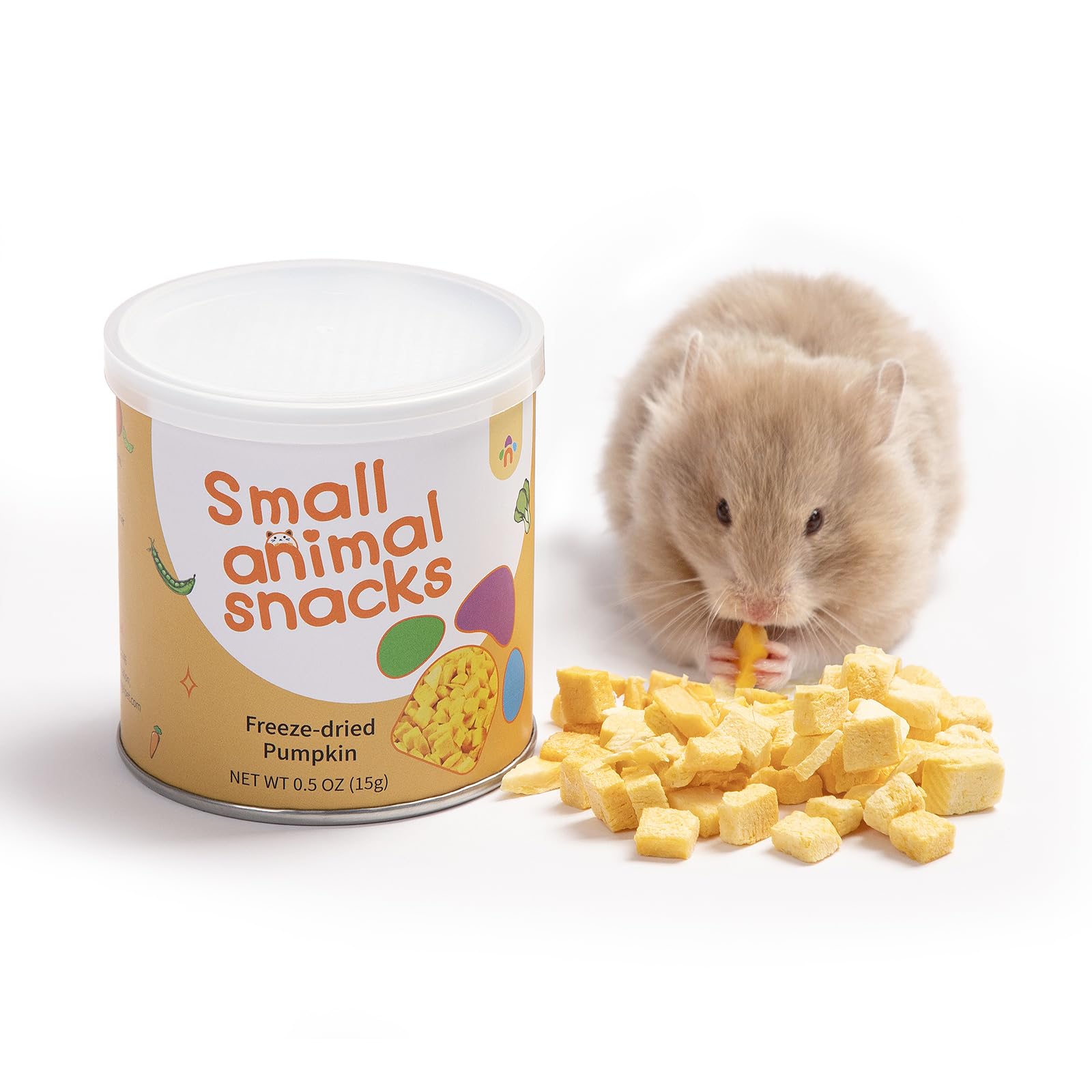 Niteangel packaging des snacks pour hamster, présentation attirante.