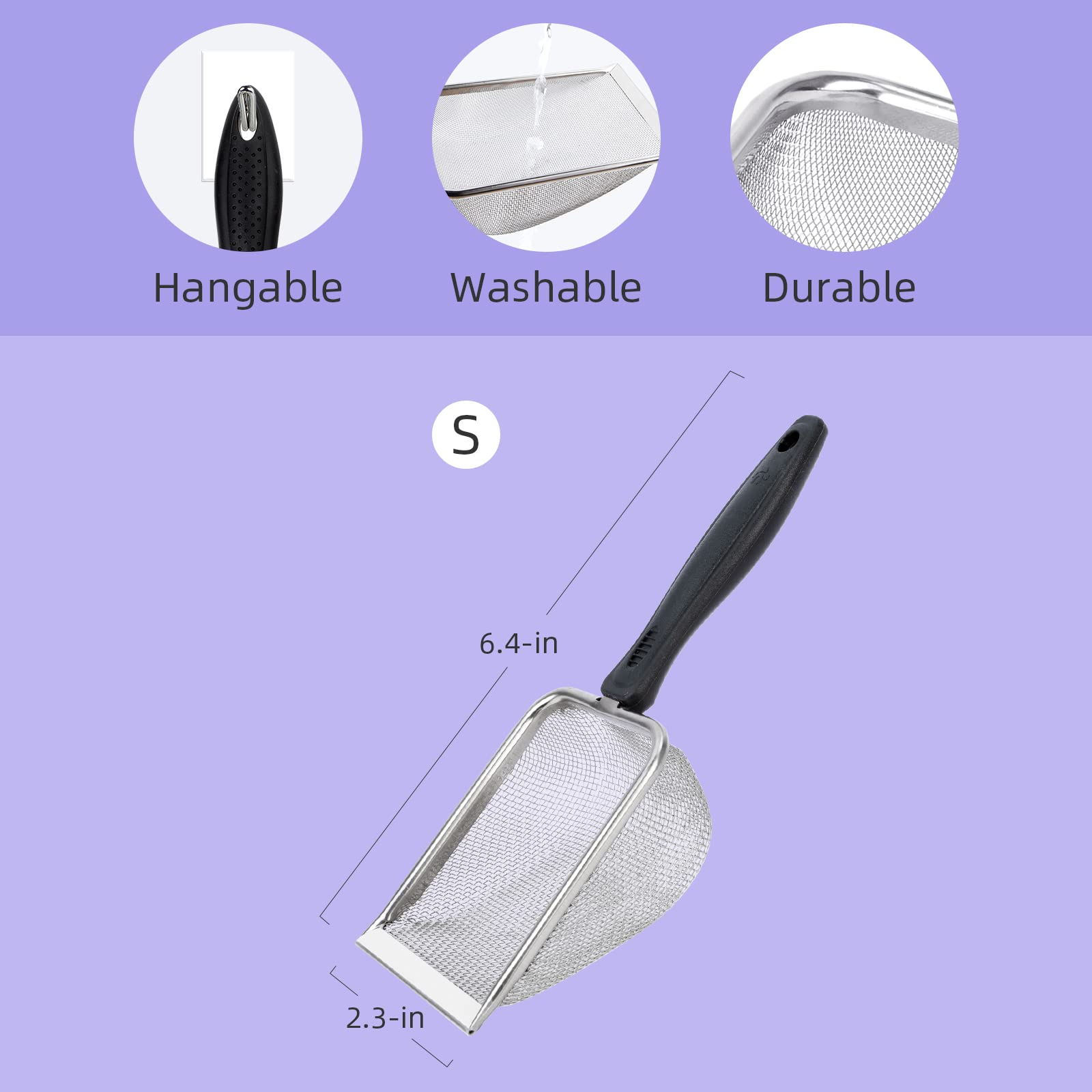 Niteangel Pelle: poignée ergonomique pour un nettoyage confortable.