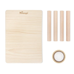 Niteangel plateforme bois 10,2 x 7 pouces, surface stable et robuste.