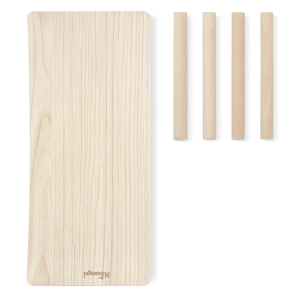 Niteangel Plateforme bois 7 pouces hauteur – dimensions pratiques pour rangement en cages.