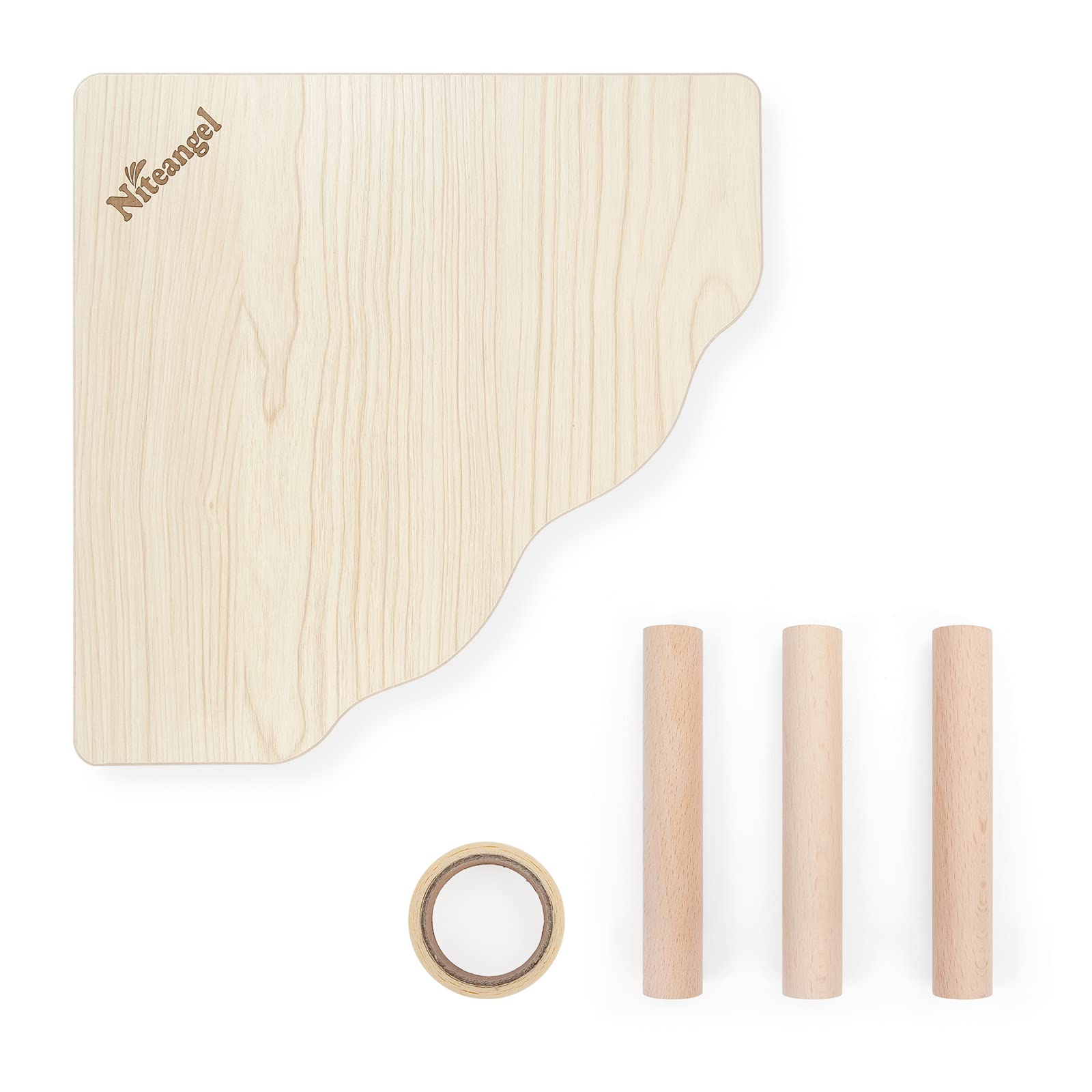 Niteangel plateforme hamster bois triangle, nettoyage rapide.
