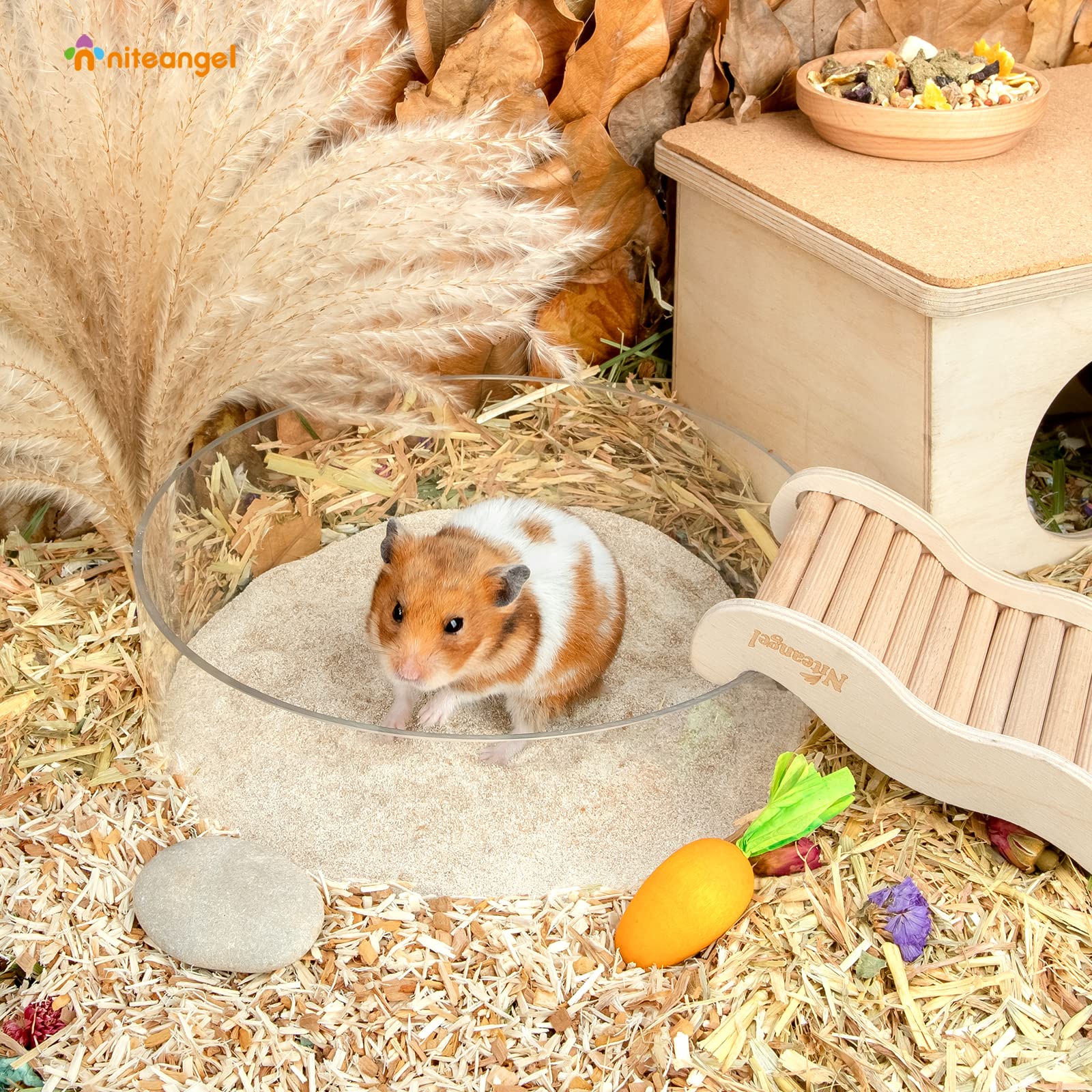 Niteangel remplacement facile prévient l'ingestion et maintient le sable propre.