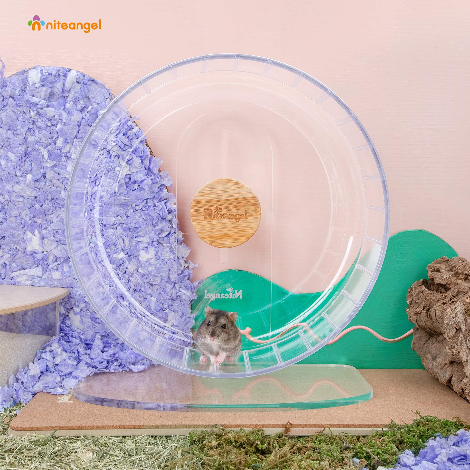 Niteangel roue double roulements, fluidité durable pendant les sessions prolongées.