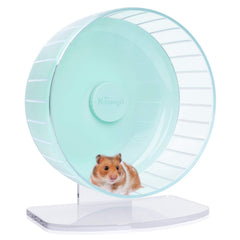 Roue Niteangel pour hamster silencieuse de 11 pouces en vert menthe.