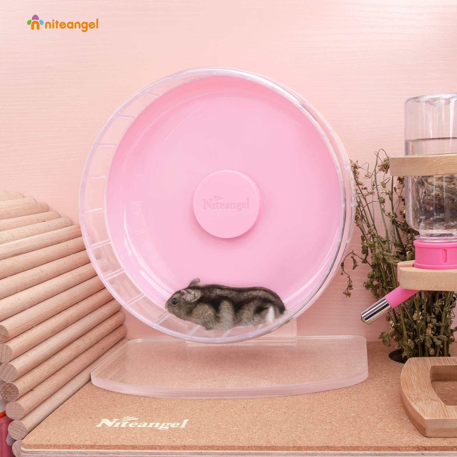 Support réglable Niteangel pour hauteur de roue, installation simple.