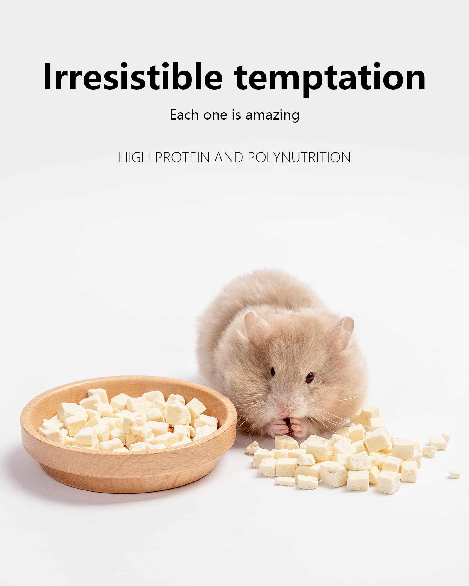 Niteangel tofu lyophilisé morceaux 5 mm – bouchées croustillantes et riches en protéines