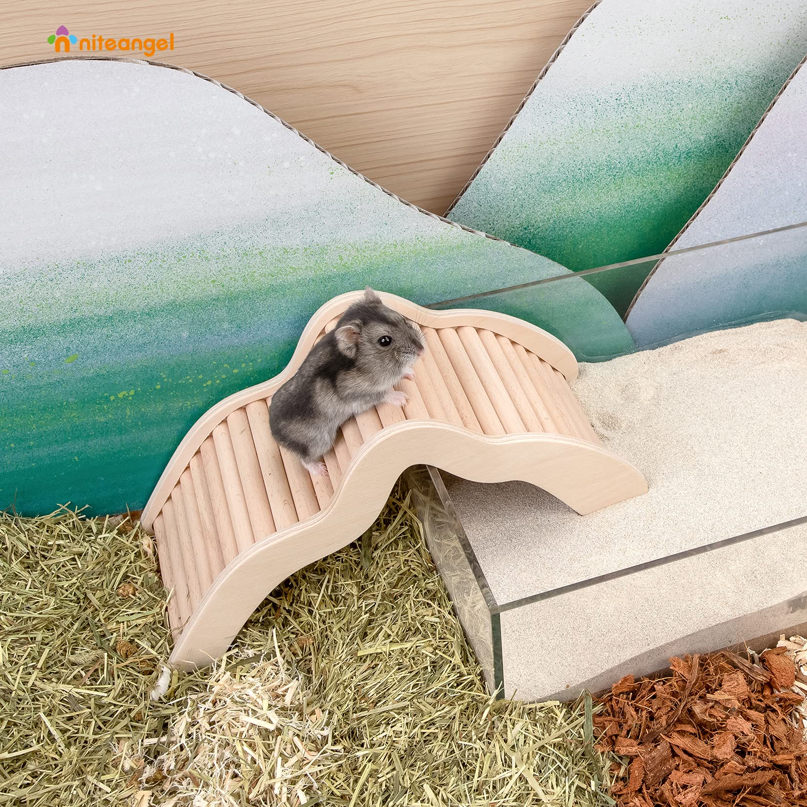 Niteangel utilisation comme cachette et passerelle pour petits animaux.