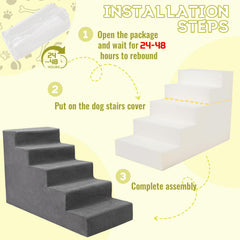 Niubya escaliers base antiderapante pour plus de securite.