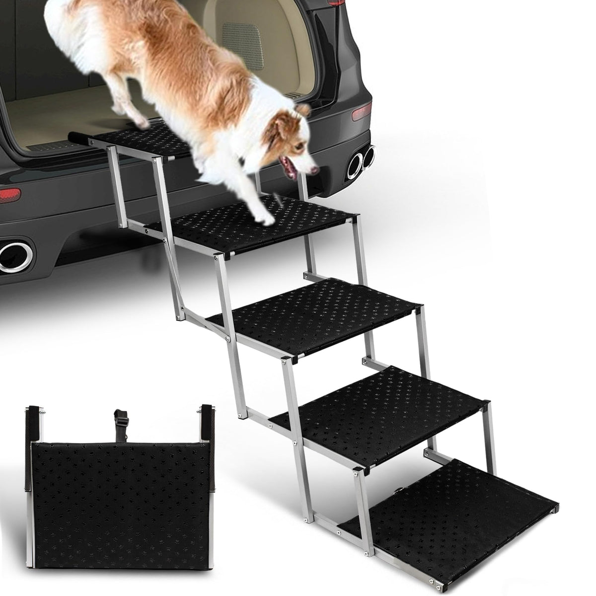 Escaliers Niubya pour chien pliables facilitant l accès au véhicule