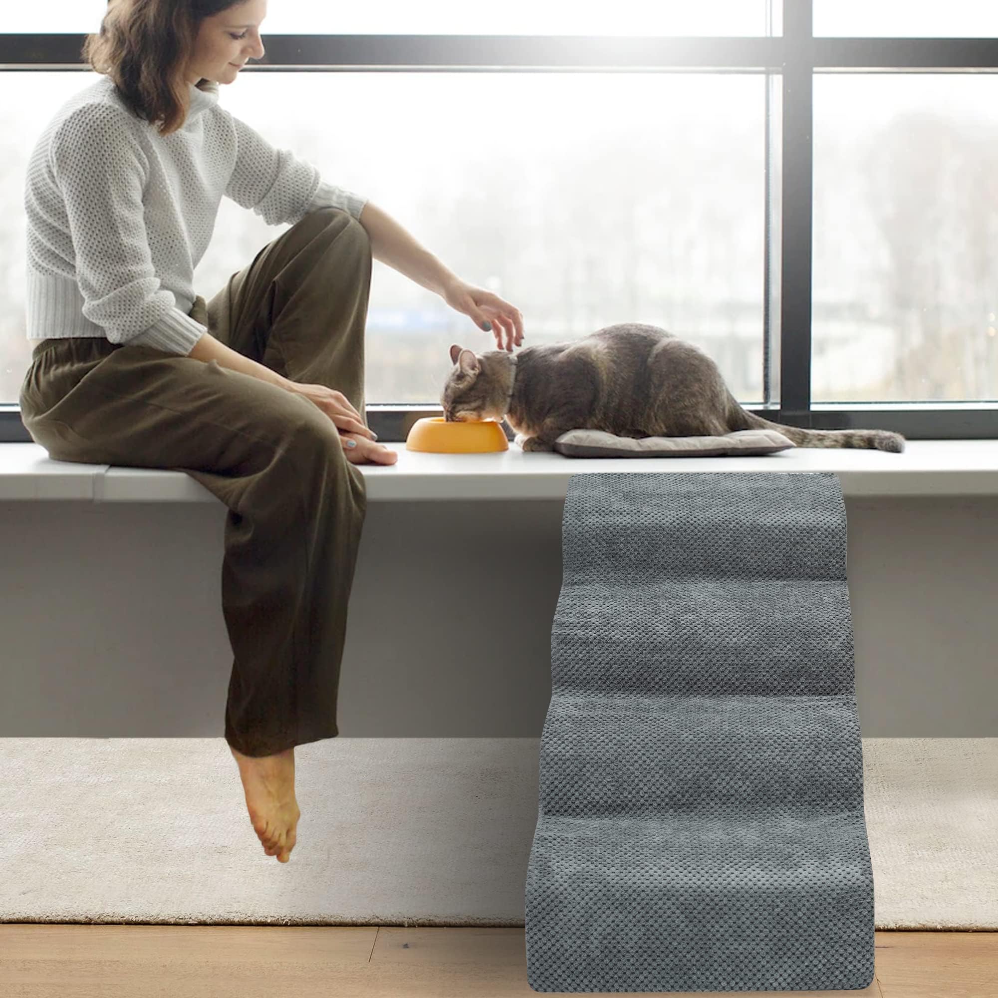 Niubya escaliers utilise pour lit eleve et canapé, accessibilite animal