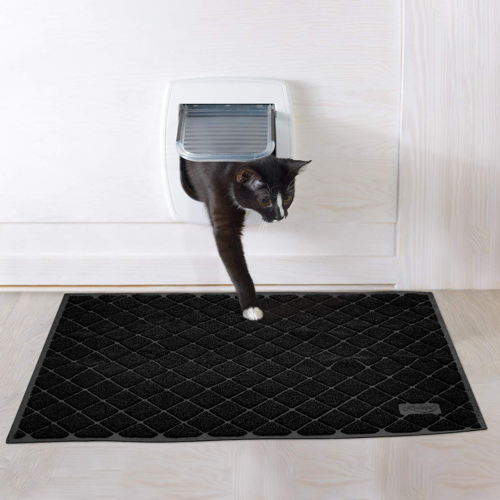 Niubya Tapis Litière Extralarge – pratique et spacieux, offre plus d'espace pour le chat.