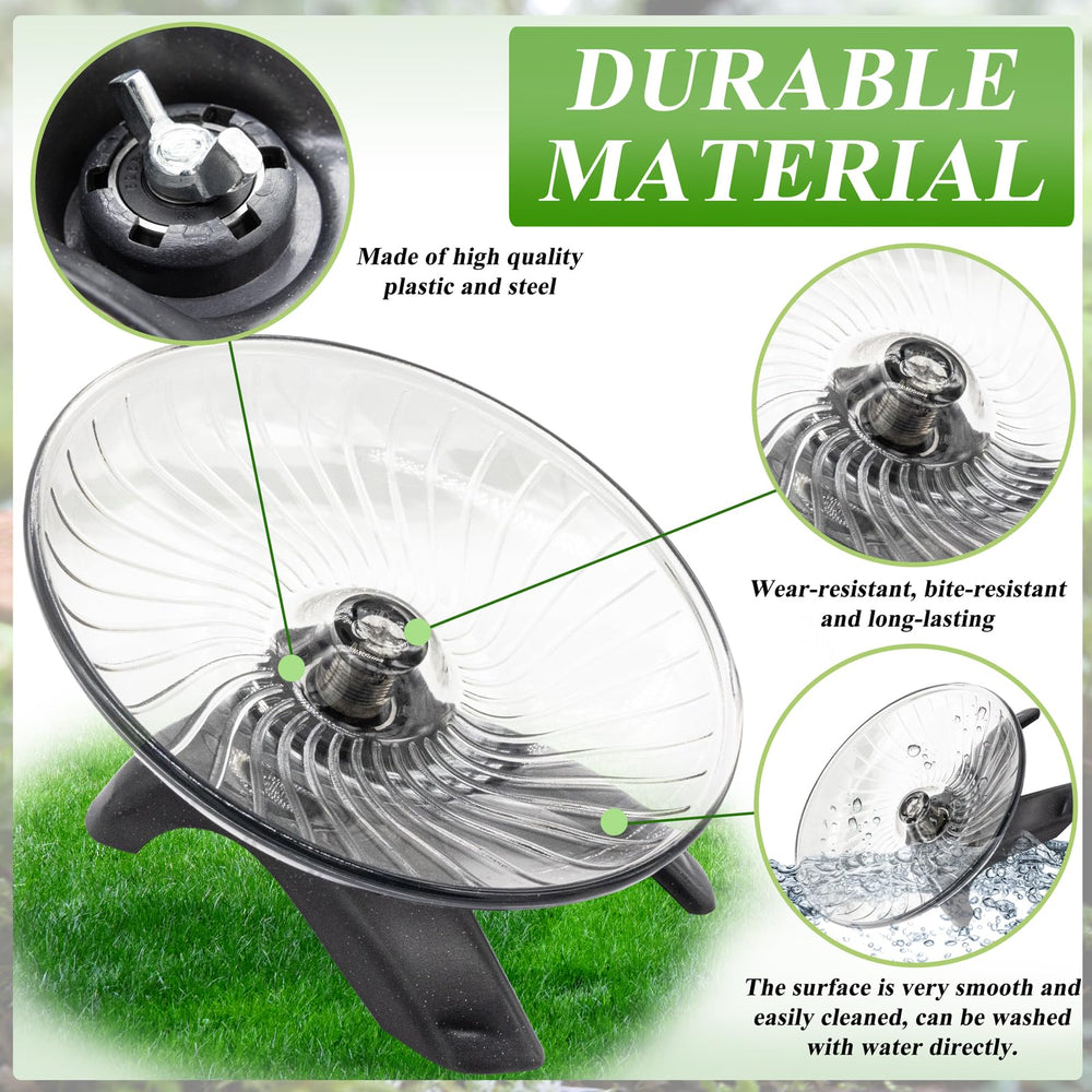 Accessoire terrarium NIUOHOY, roue pour petit animal, pratique et sûre.