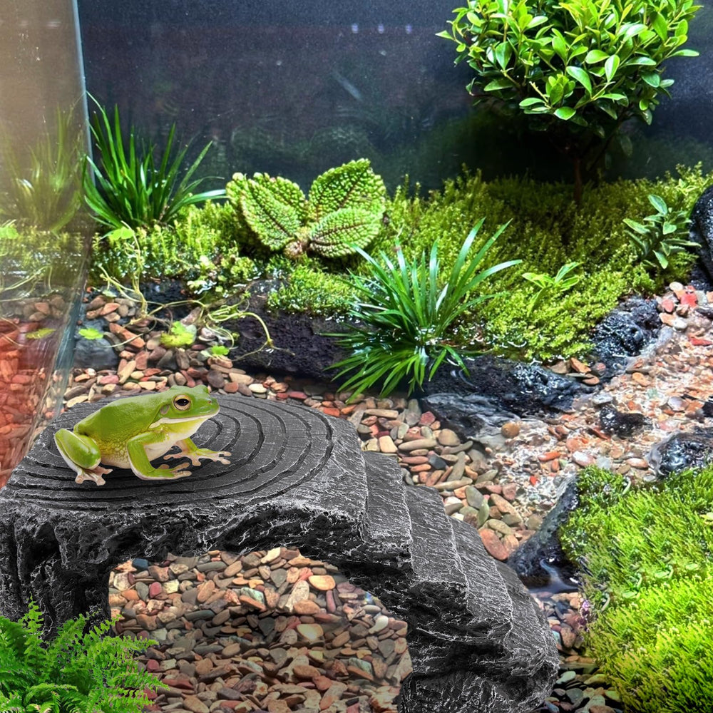 NIUOHOY caverne-deco-terarium-aquarium — intégration harmonieuse du décor naturel