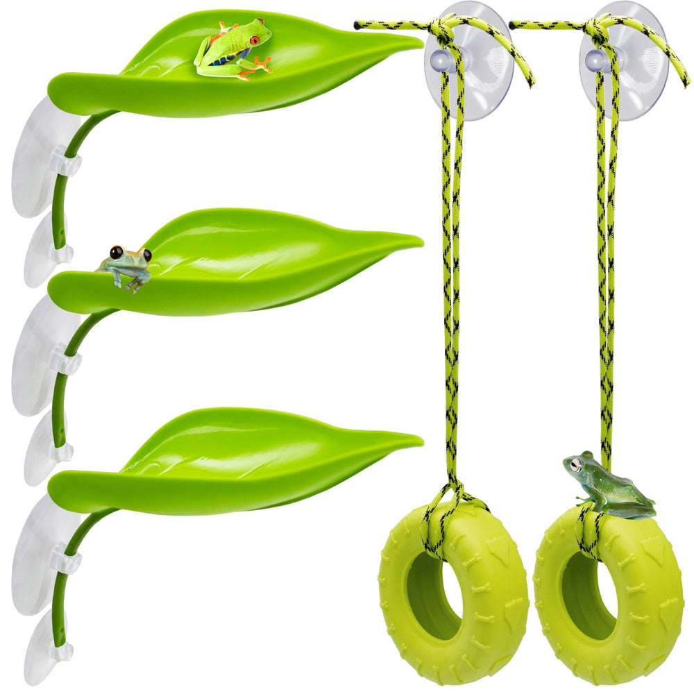 Niuohoy feuilles plastiques - décor naturel et sûr pour habitat arbre