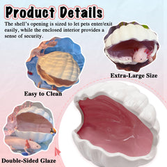 Niuohoy grotte rose: décoration d’aquarium attrayante et sécurisante.