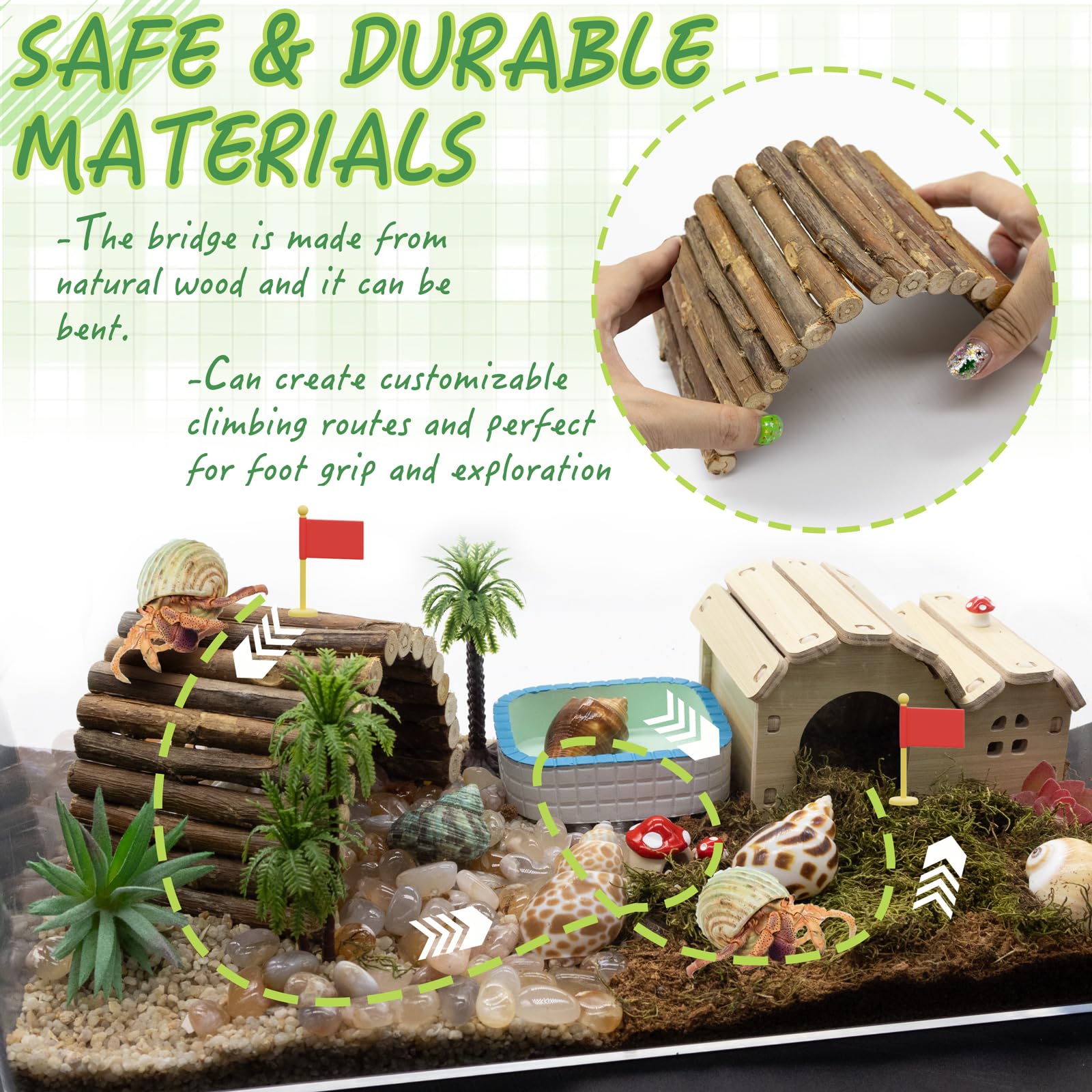 Kit Niuohoy habitat multi-especes, pour hermites, tortues et reptiles.
