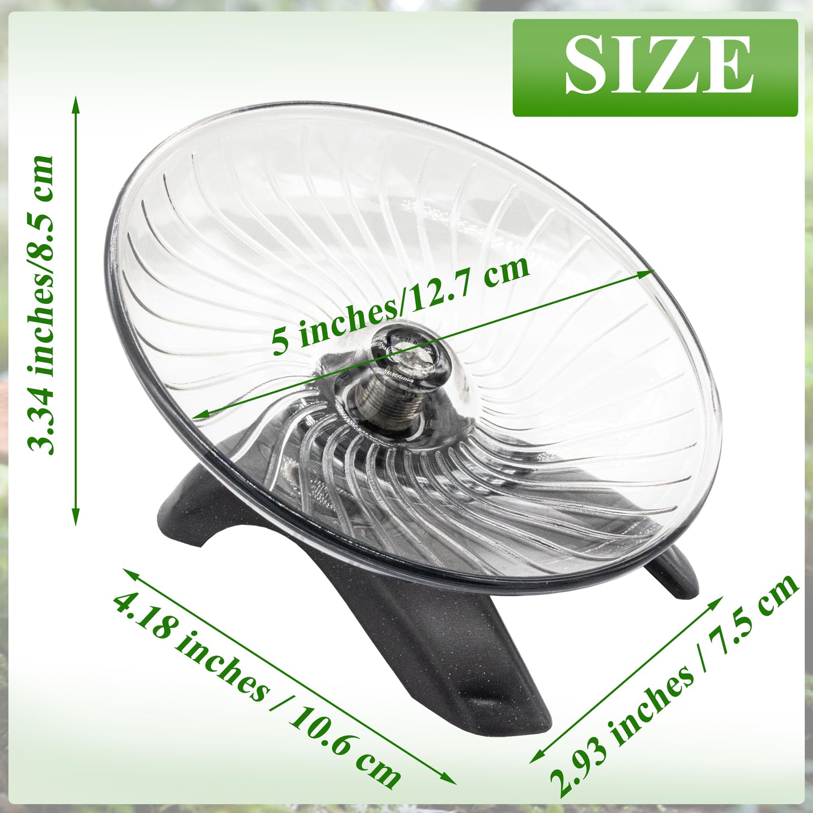 Roue silencieuse NIUOHOY pour crabe ermite, fonctionnement sans bruit.