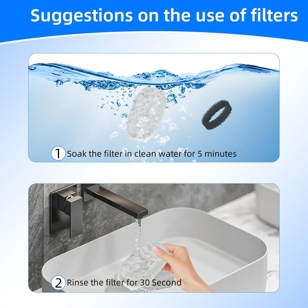 NIXOOT filtre de remplacement compatible 3,2 L pour chat.