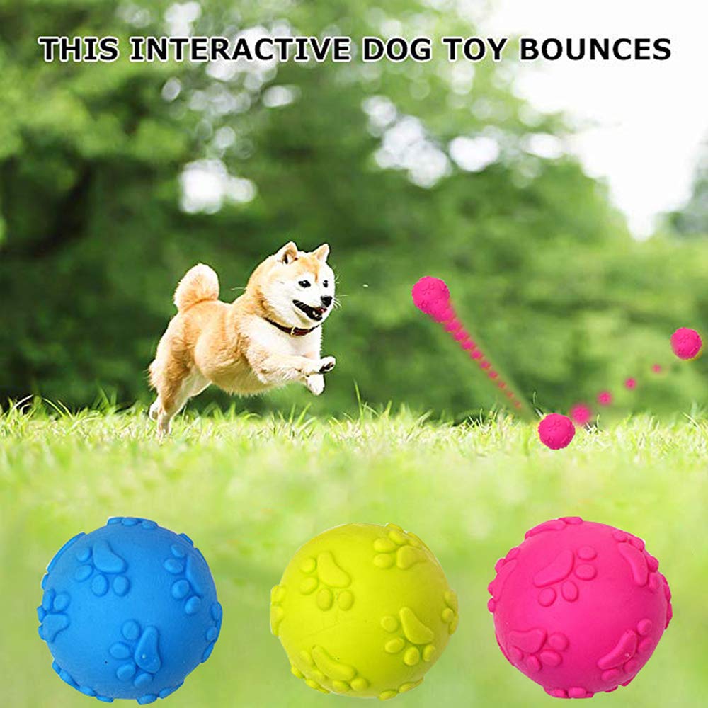 Nlmskzzy balles colorées visibles et attractives pour chien.