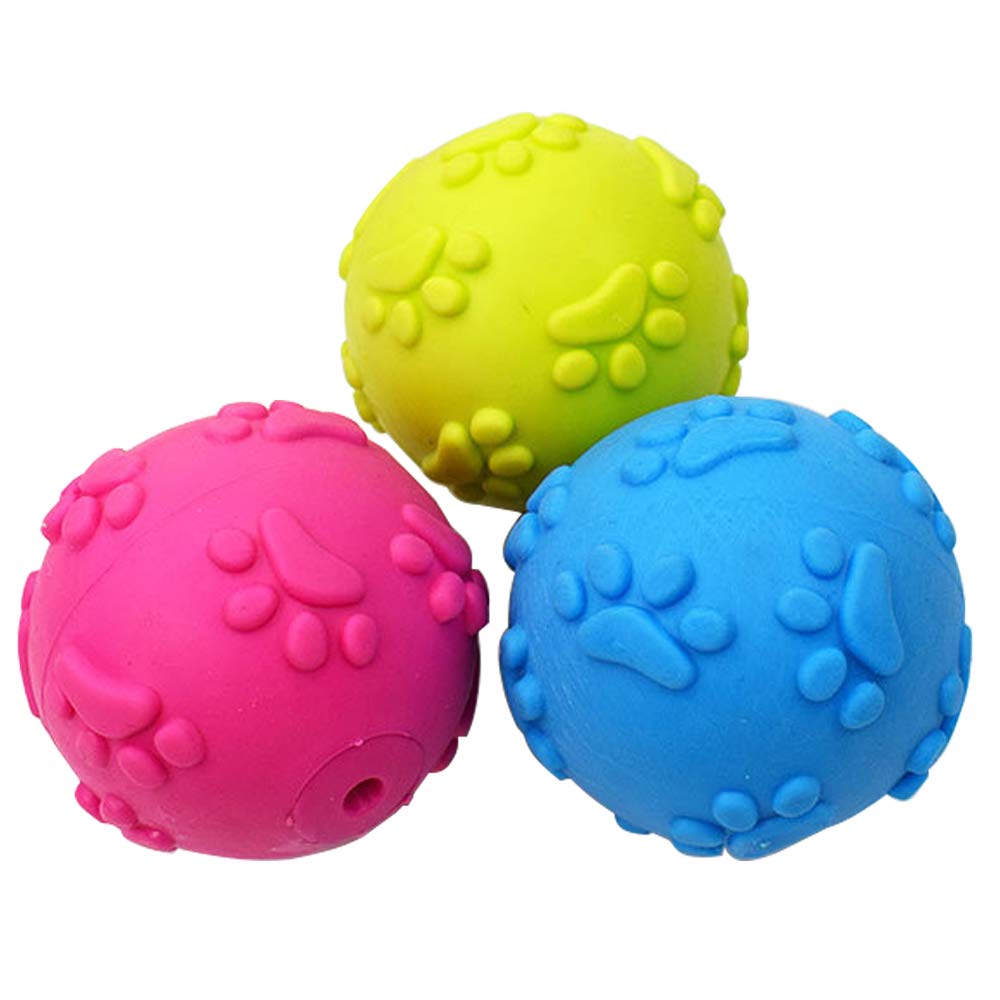 Nlmskzzy balle-sifflet naturelle pour chien, sûr et stimulant.