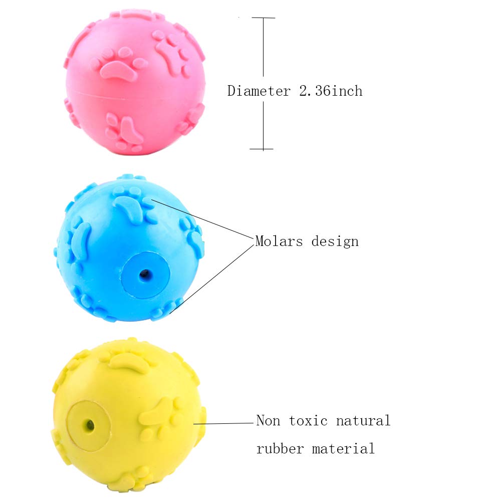 Nlmskzzy jouet balle colorée pour chien, parfait pour rapporter.