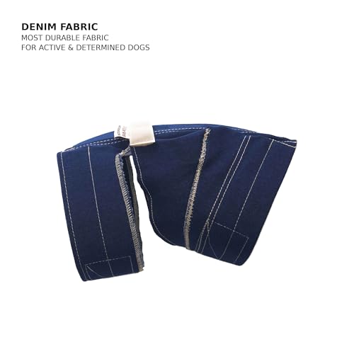 No Flap enveloppe-oreille denim moyenne: maintien la forme même en mouvement.