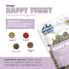 No Furries Delights Premium Forage Mix – ingredients selectionnes pour petits animaux