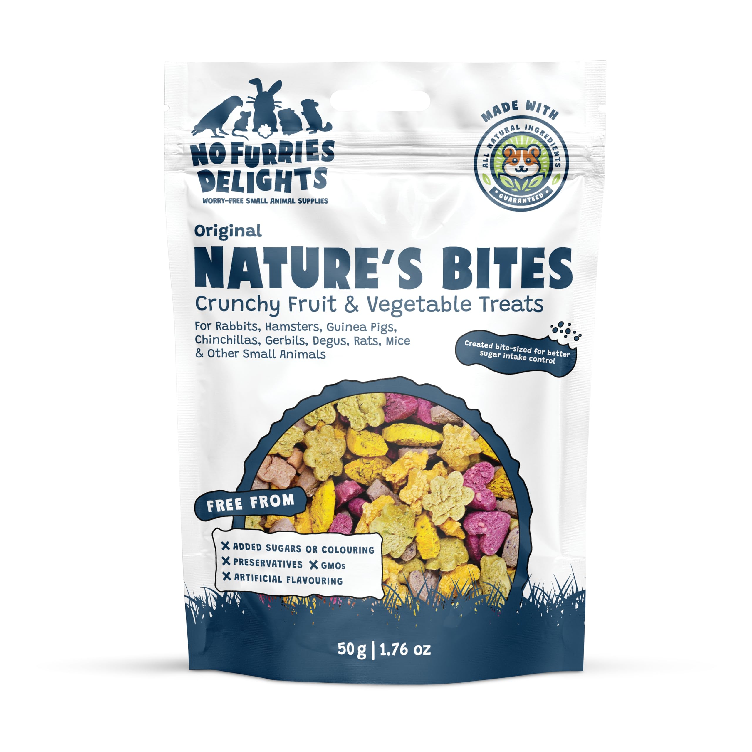 No Furries Delights - saveur citrouille-coriandre: récompense croustillante pour l'entraînement des petits animaux