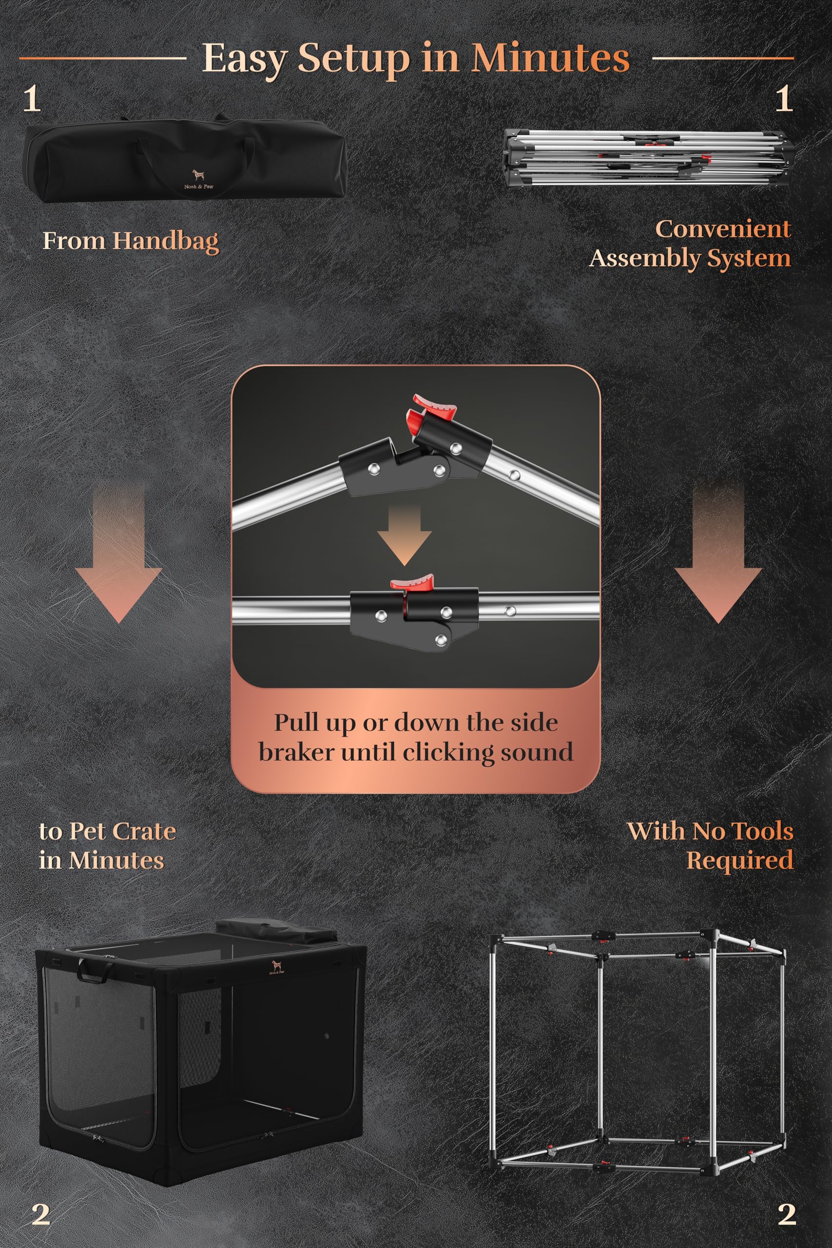 Noah & Paw housse oxford 900D, robuste et facile à nettoyer