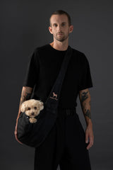 Noah & Paw porte-chien sécurité double pour promenade sûre.