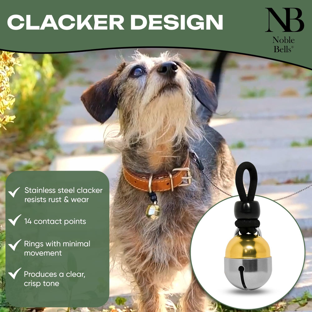 Contenu inclus: Noble Bells, bande élastique et porte-clef pour fixation polyvalente