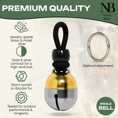 Noble Bells clochette pour collier chien, son fort pour les sorties extérieures