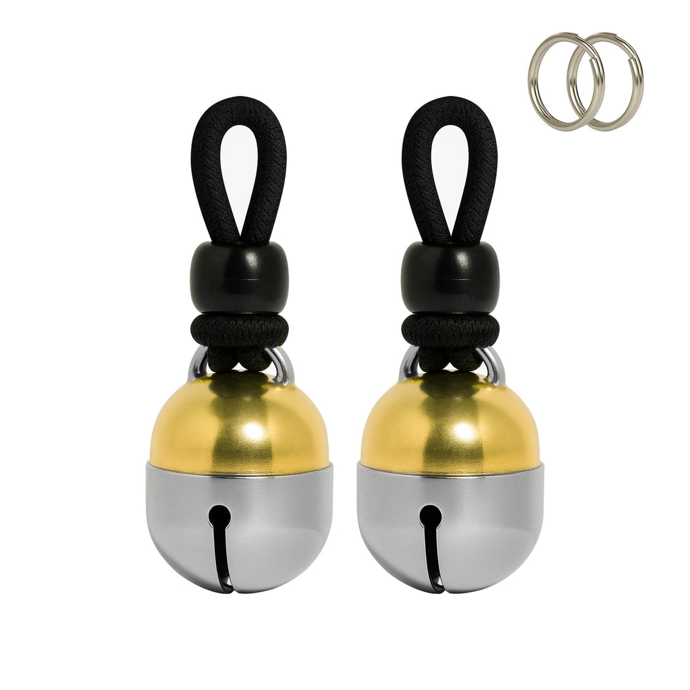Noble Bells: clochette de collier en laiton premium, son clair pour le repérage.