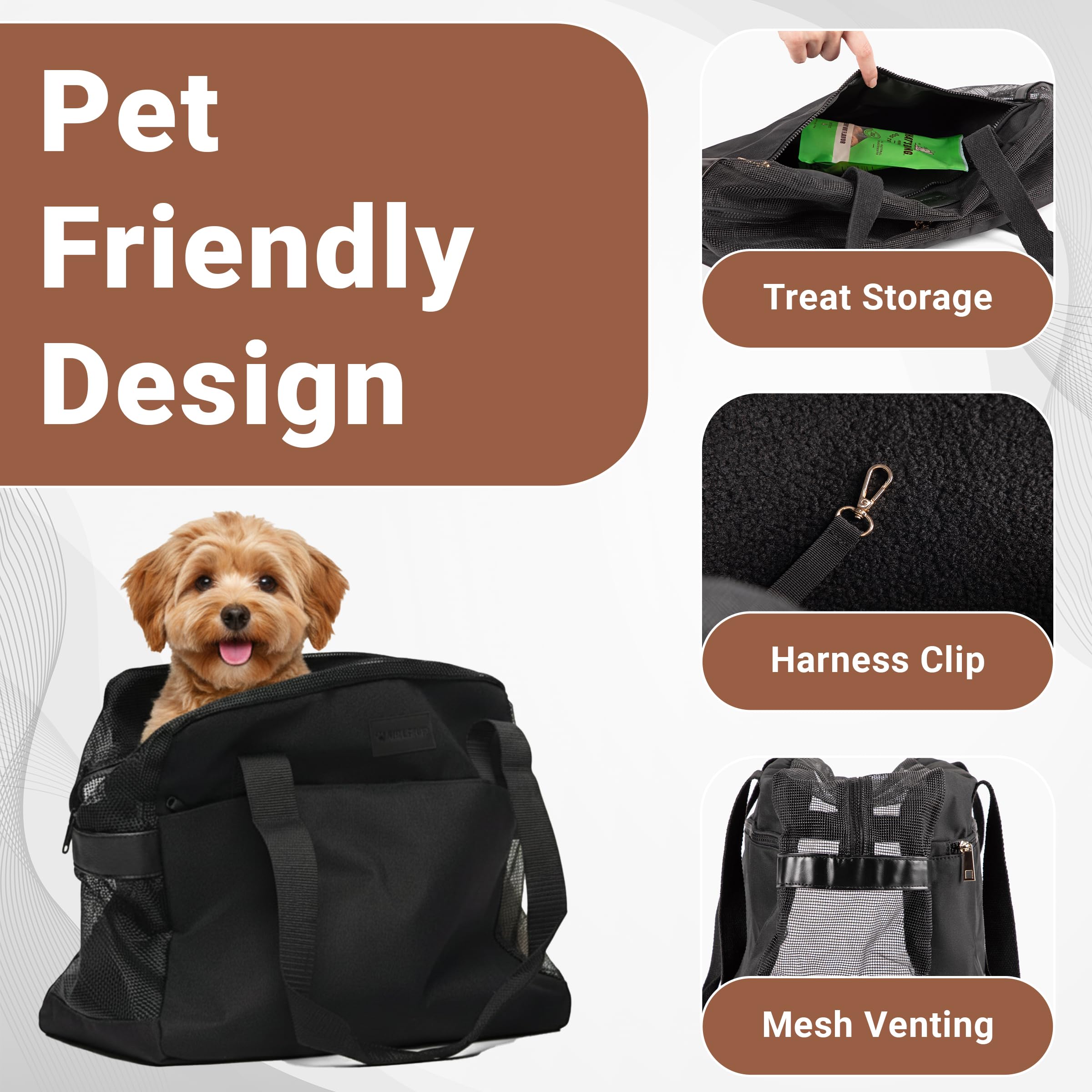 NoblePup coussin amovible: assise confortable et facile à nettoyer après voyage.